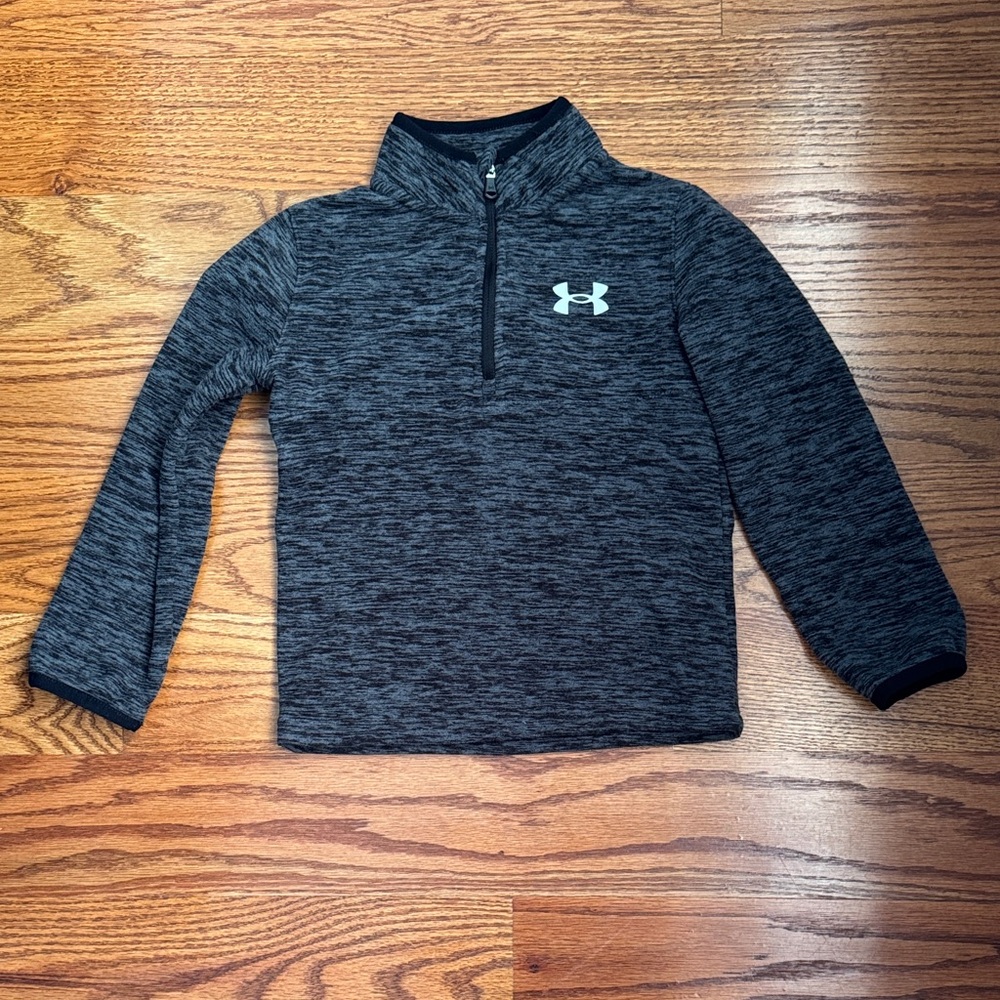 Under Armour Kids' Charcoal Quarter-Zip Sweatshirt